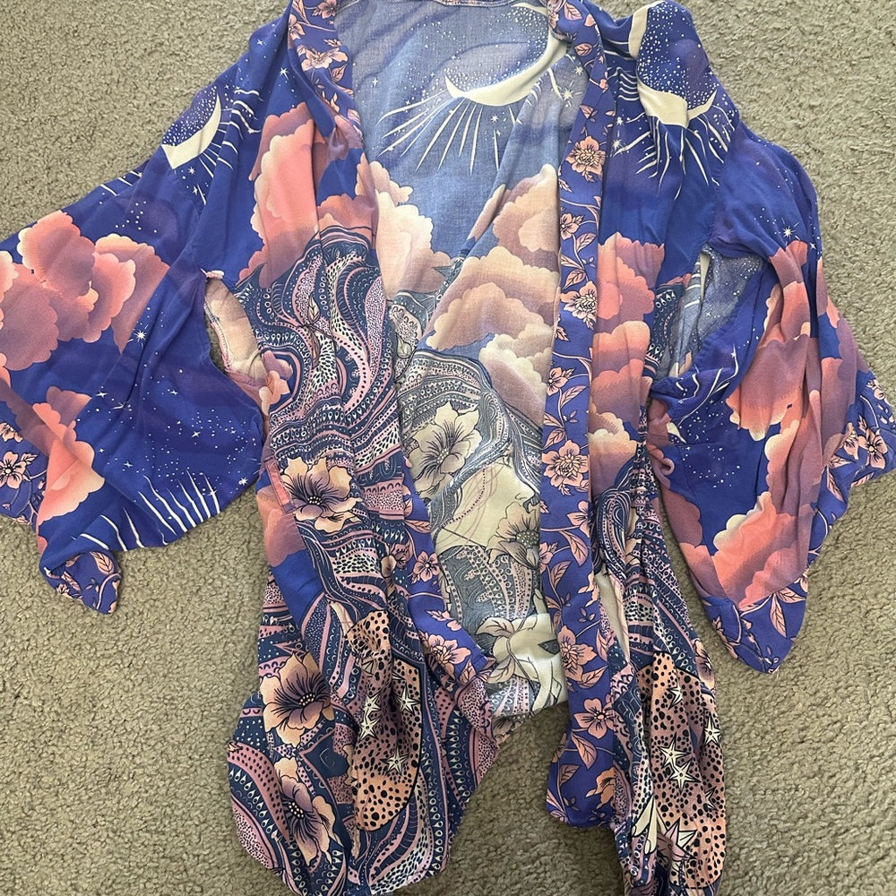 Bohemian Floral Kimono